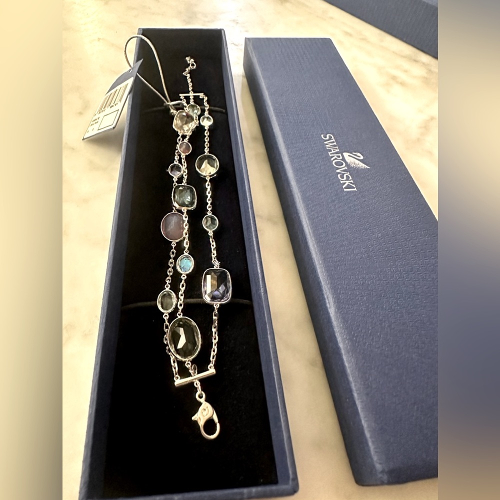 SWAROVSKI New Pamela Bracelet Gorgeous 3 color tone